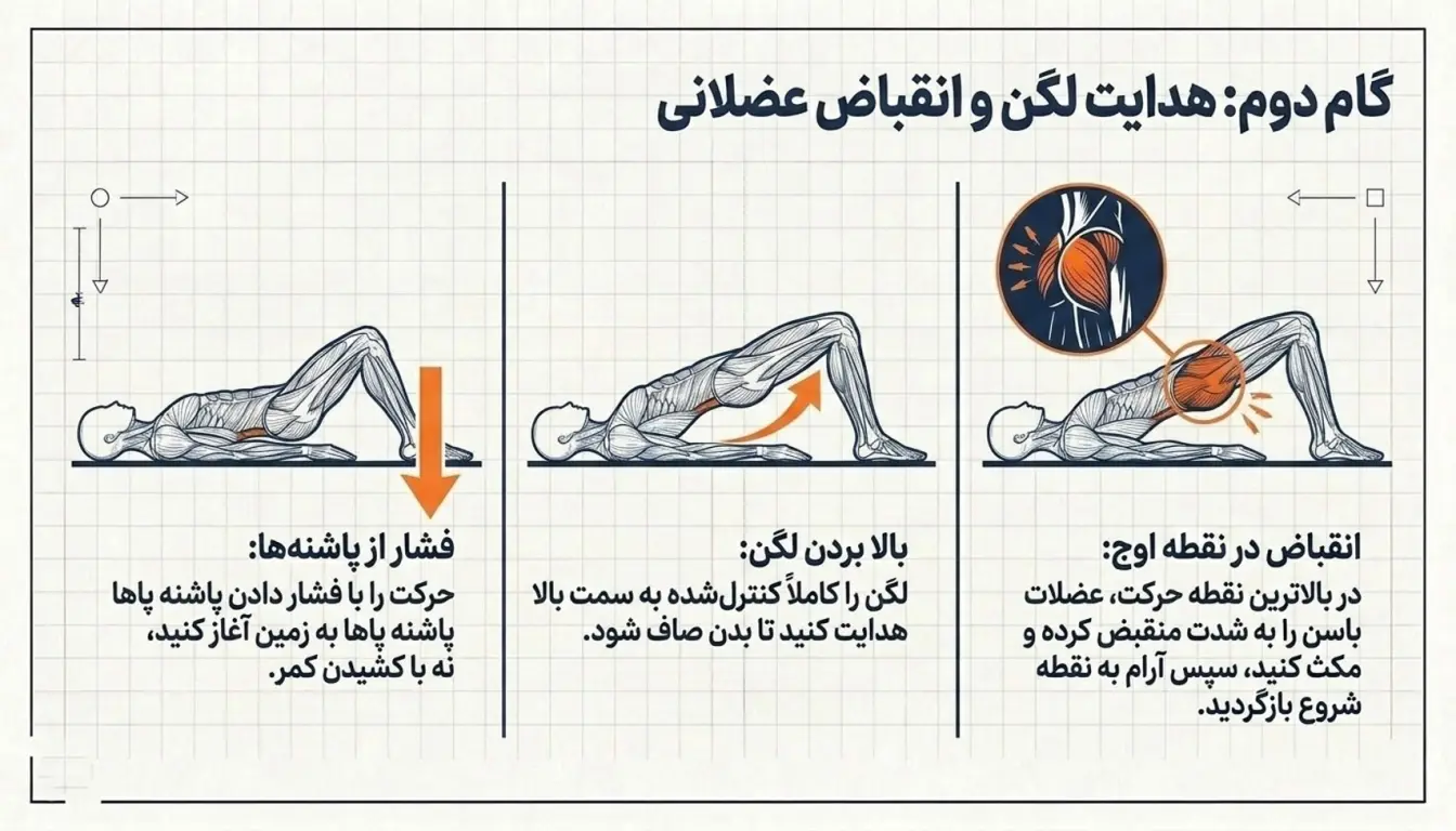 نحوه انجام حرکت هیپ تراست روی زمین-پارسی پودر