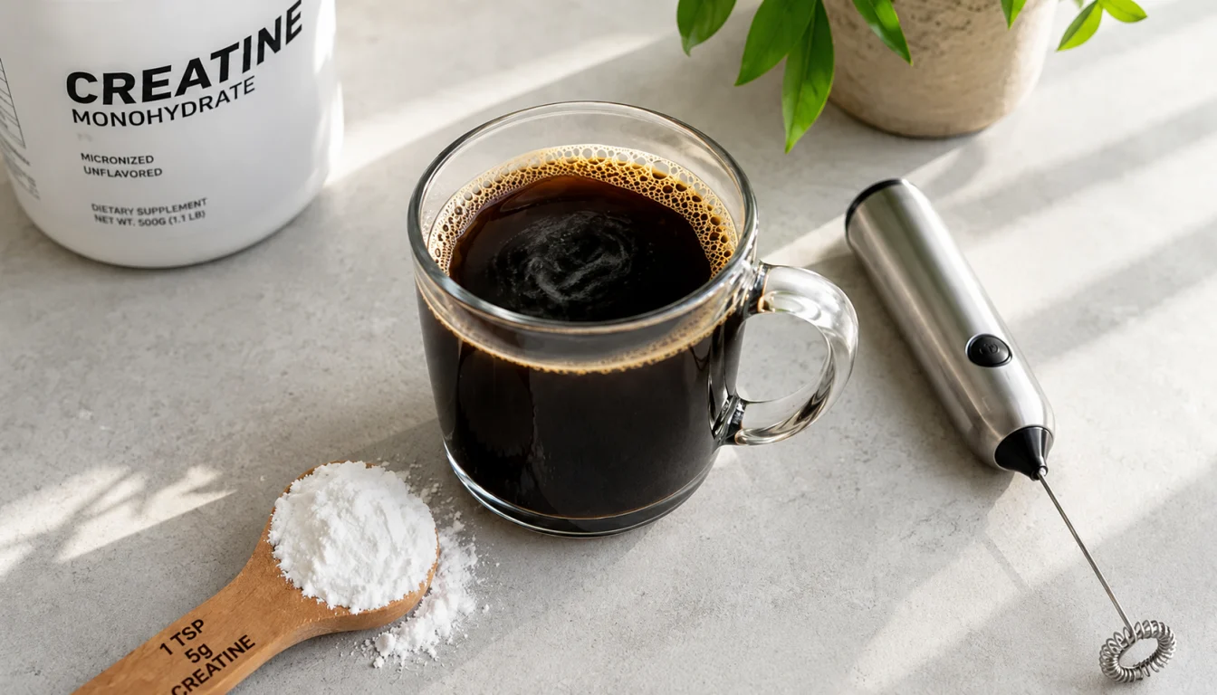 عوارض مصرف همزمان کراتین و کافئین