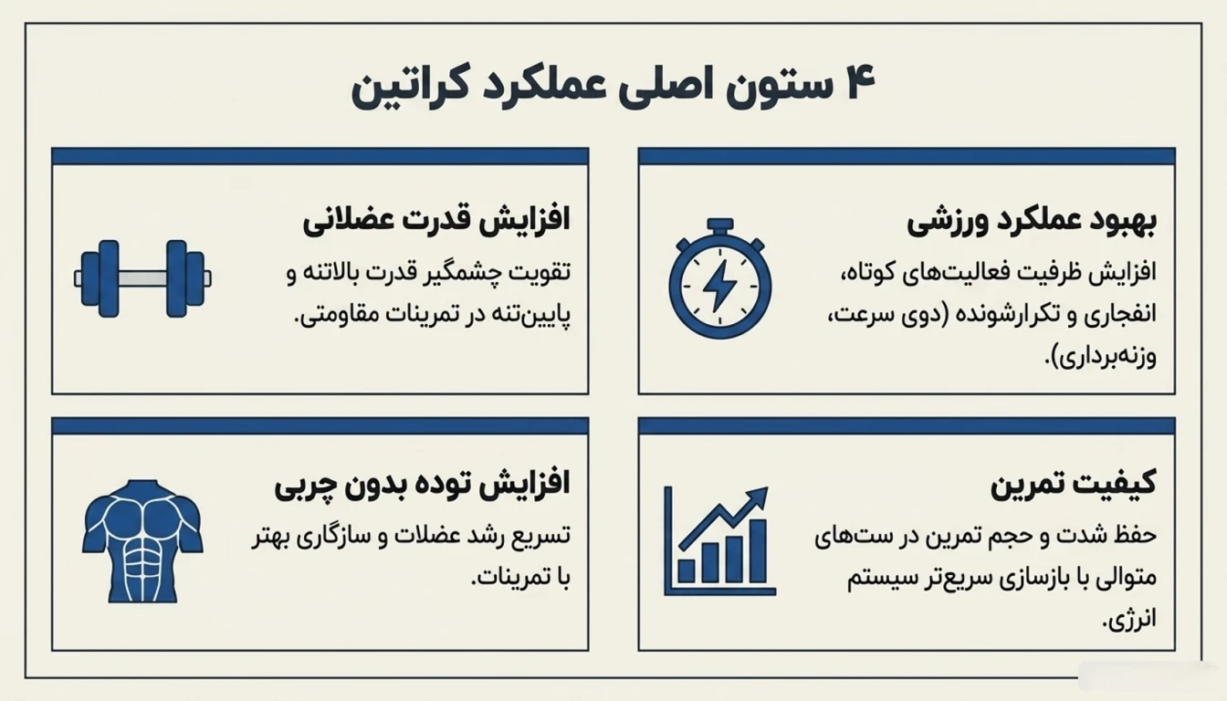 فواید کراتین