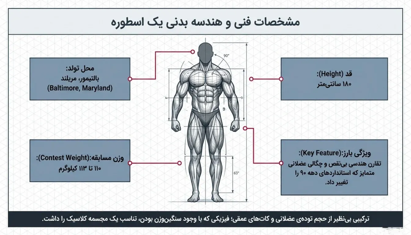 قد و وزن کوین لورون؛ فیزیک خیره کننده یک اسطوره