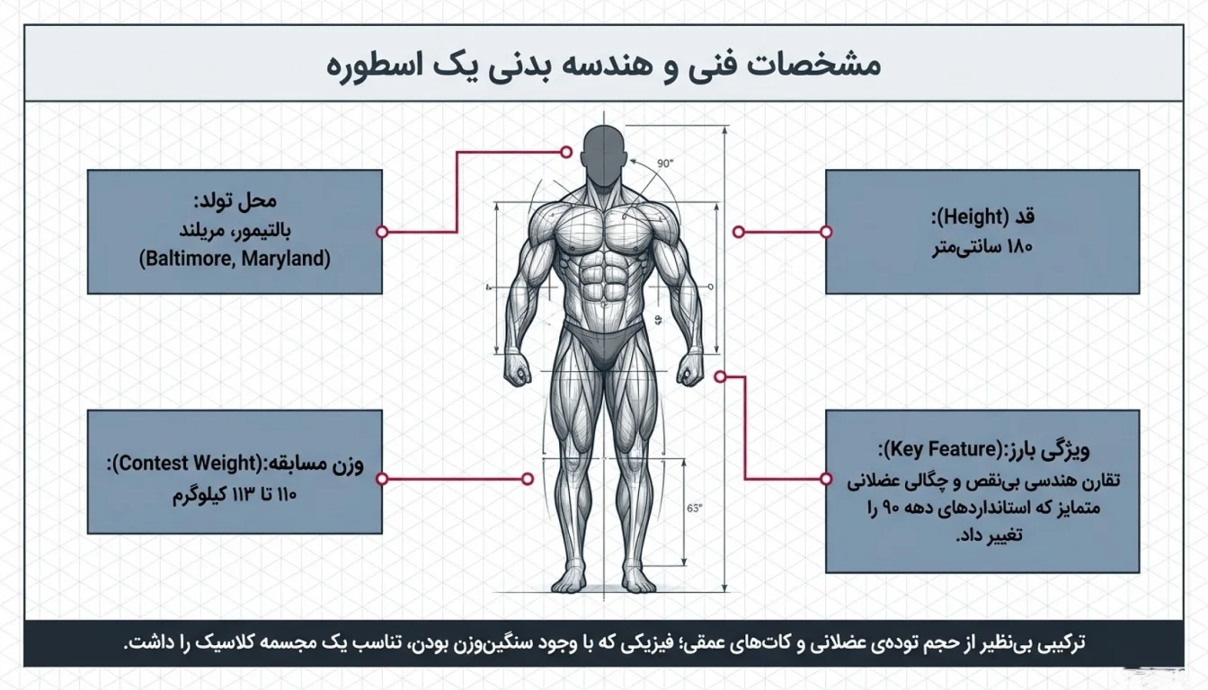 قد و وزن کوین لورون؛ فیزیک خیره کننده یک اسطوره