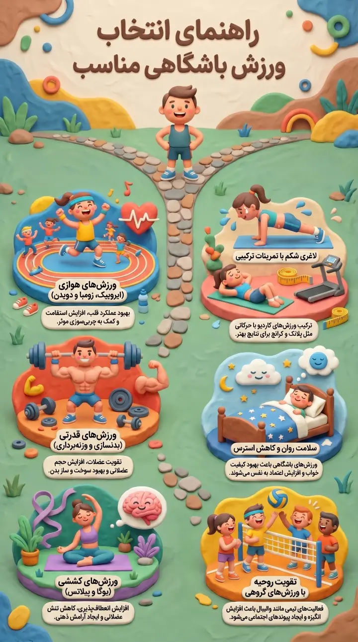 راهنمای انتخاب ورزش باشگاهی