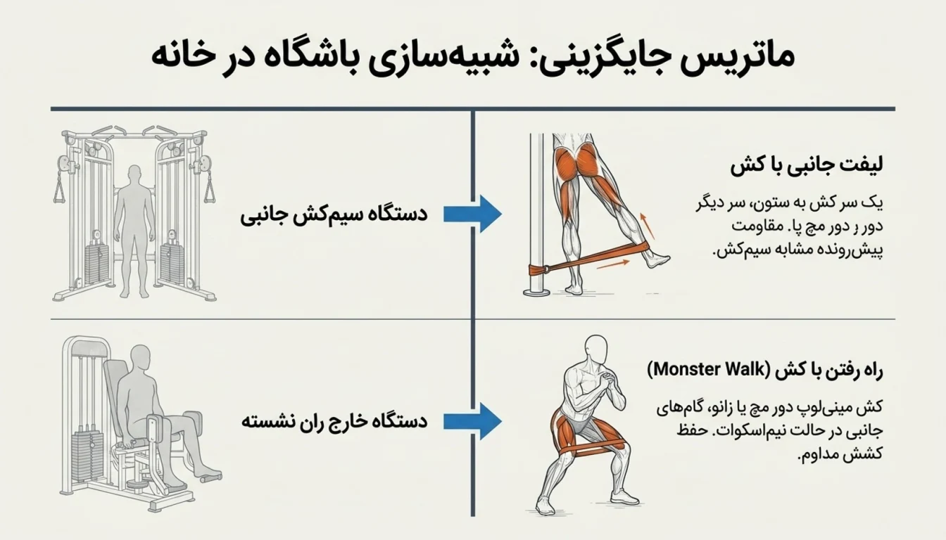 بهترین جایگزین های حرکت خارج ران دستگاه