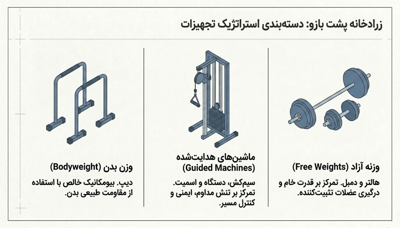 روش های اجرای حرکت پشت بازو پرسی
