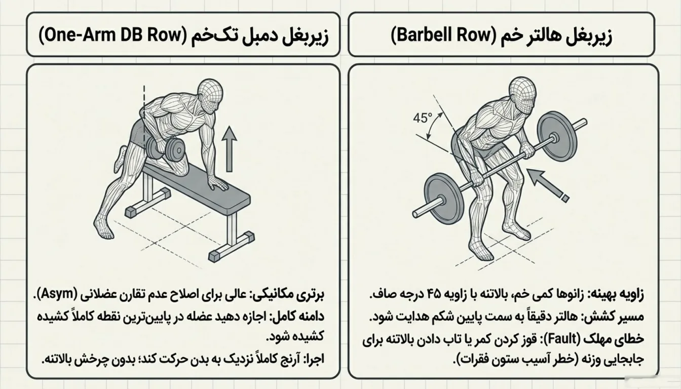زیربغل هالتر خم