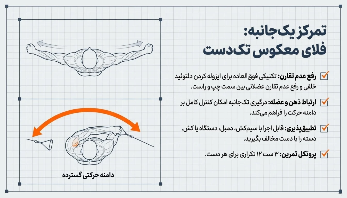 فلای معکوس تک دست