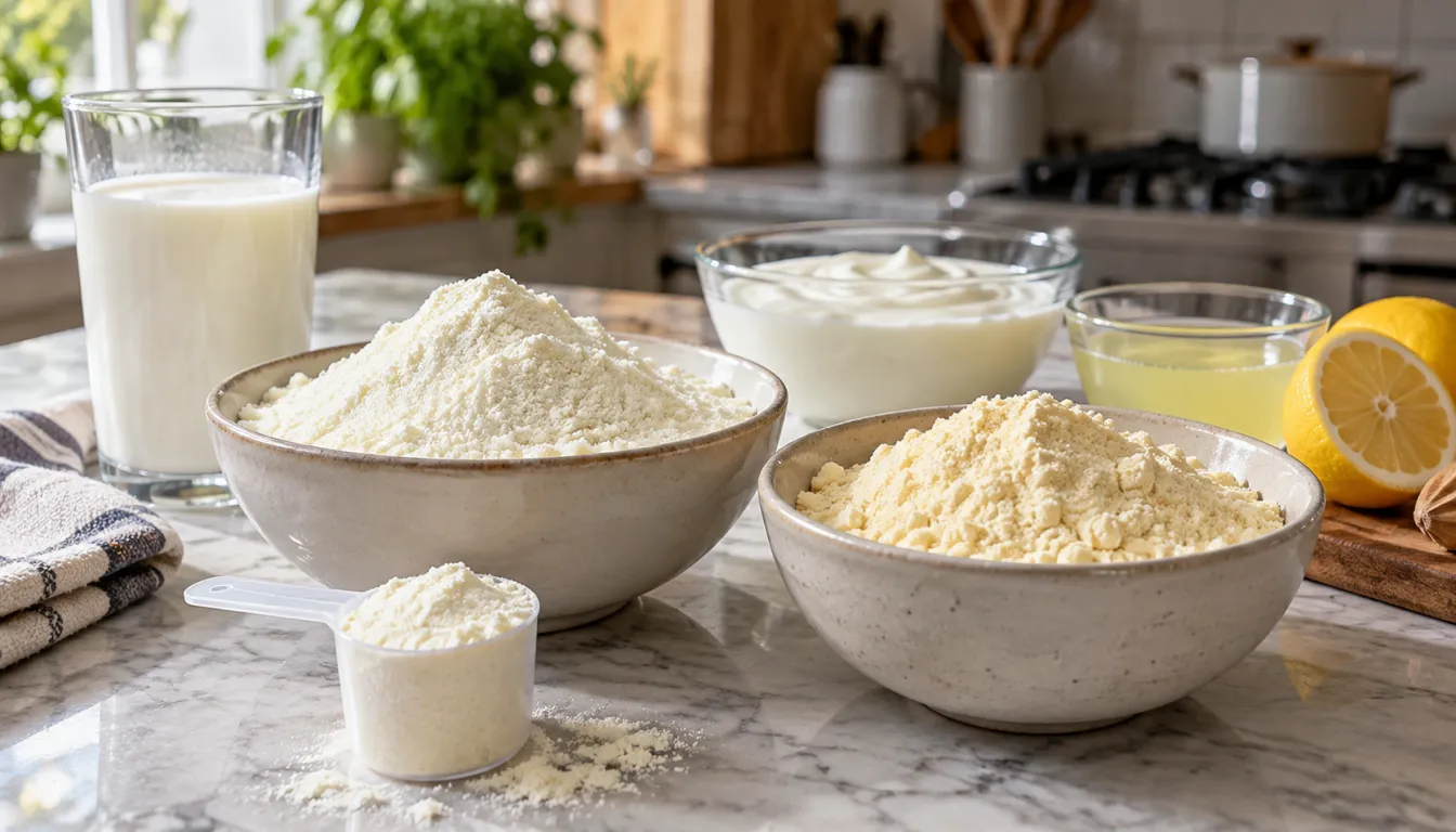 طرز تهیه پروتئین وی خانگی با شیر خشک-ساخت پروتئین وی خانگی-پارسی پودر