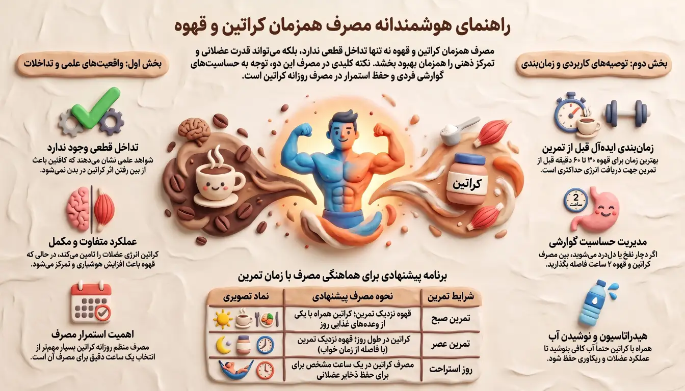 کراتین چیست و چه کاربردی دارد-مصرف کراتین با قهوه-کراتین و قهوه-پارسی پودر