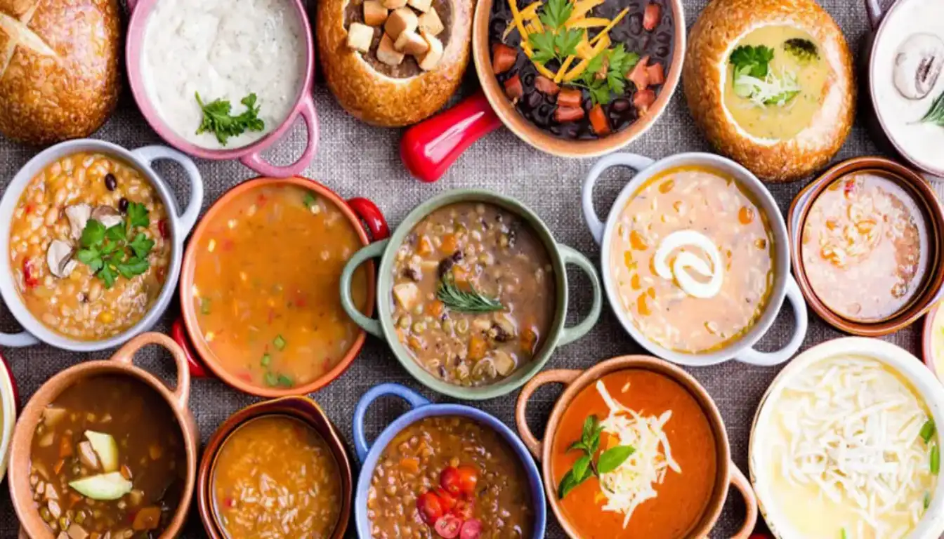 انواع سوپ رژیمی برای کاهش وزن