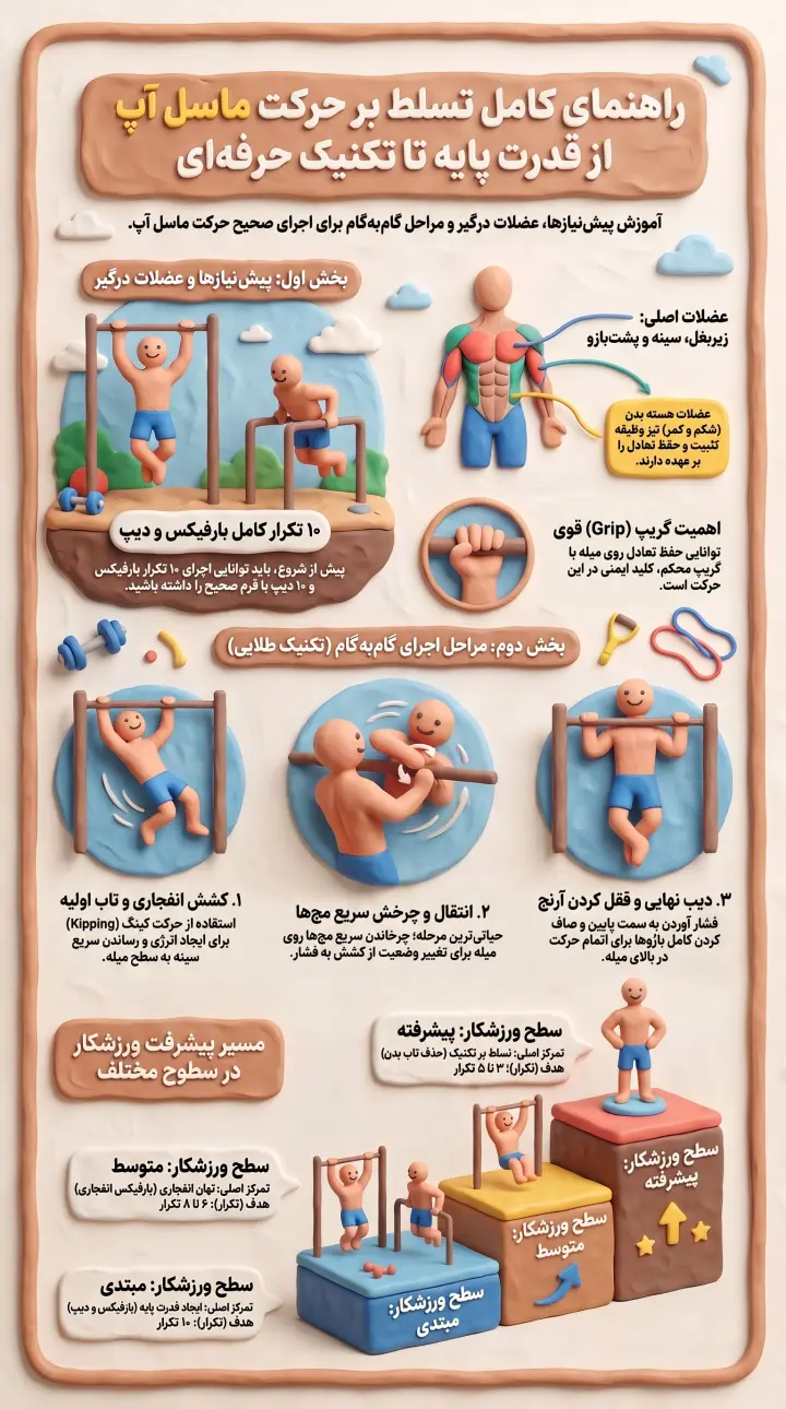 راهنمای جامع حرکت ماسل آپ