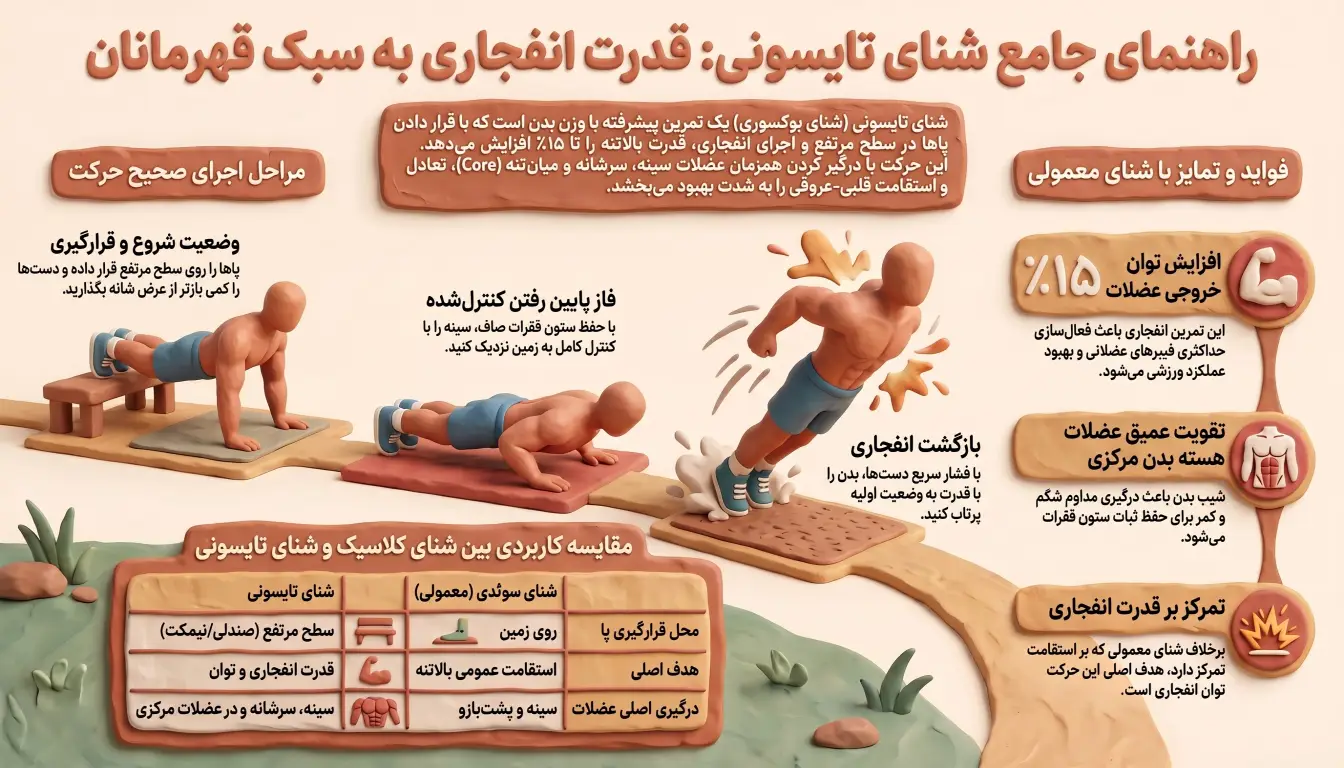 راهنمای جامع شنا تایسونی