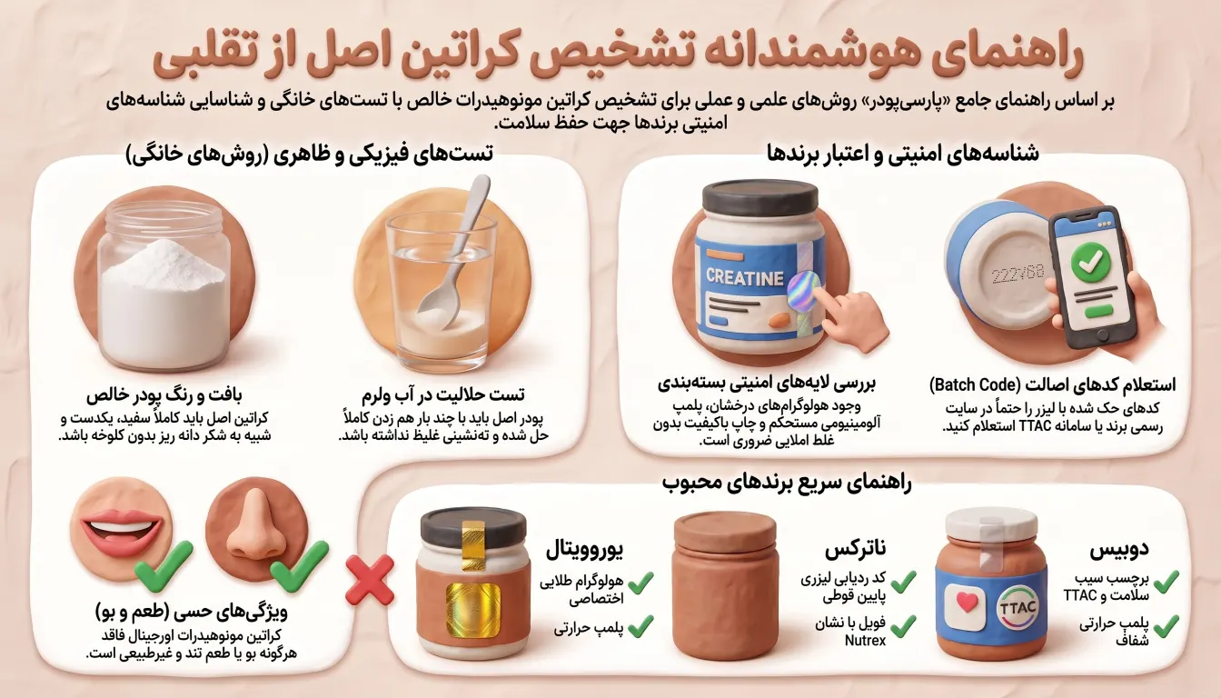 راهنمای هوشمندانه تشخیص کراتین اصل