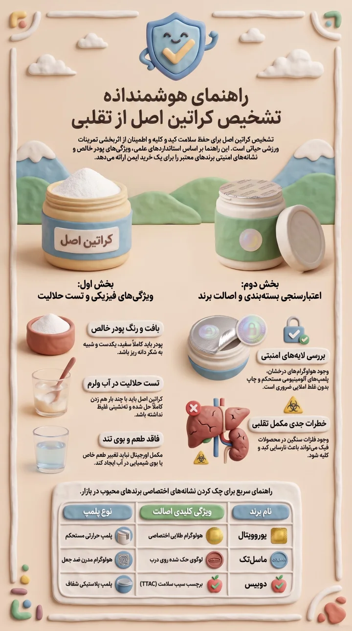 راهنمای تشخیص کراتین اصل