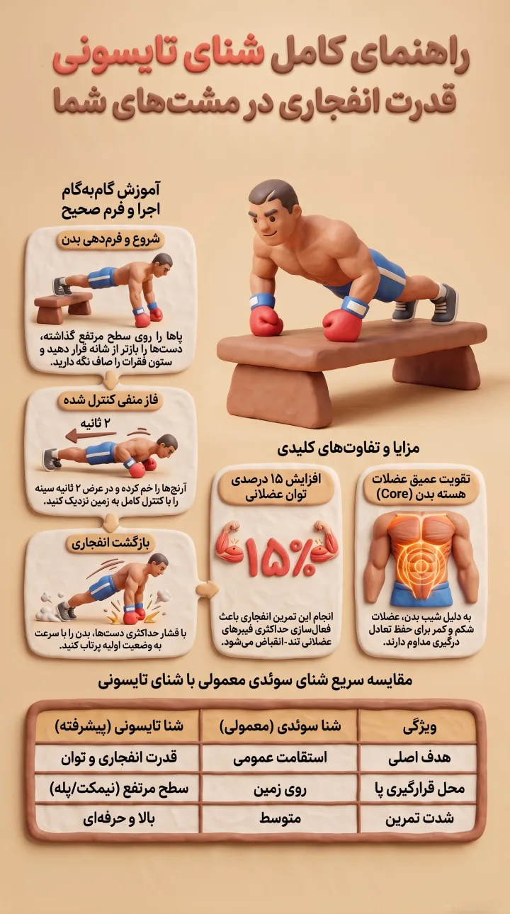 راهنمای کامل شنا تایسونی