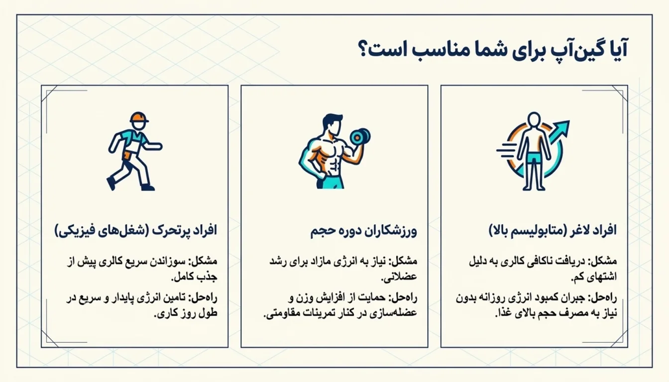 گین آپ برای چه افرادی مناسب است-پودر چاقی گین آپ-پودر گین آپ-پارسی پودر