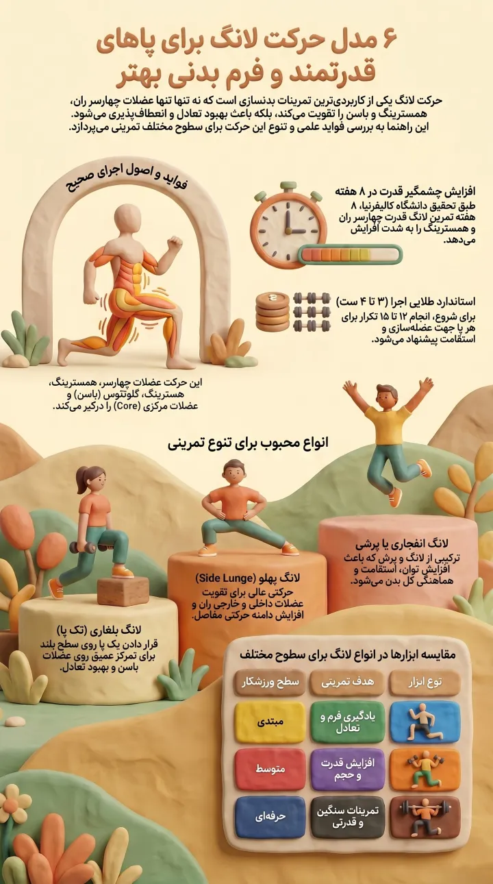رانمهای حرکت لانگ پا-لانگز-لانگژ