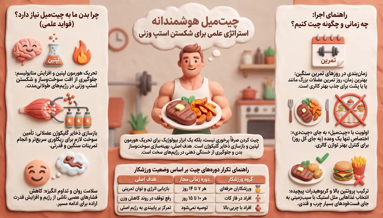 راهنمای علمی چیت میل- چیت کردن در بدنسازی- چیت دی- پارسی پودر