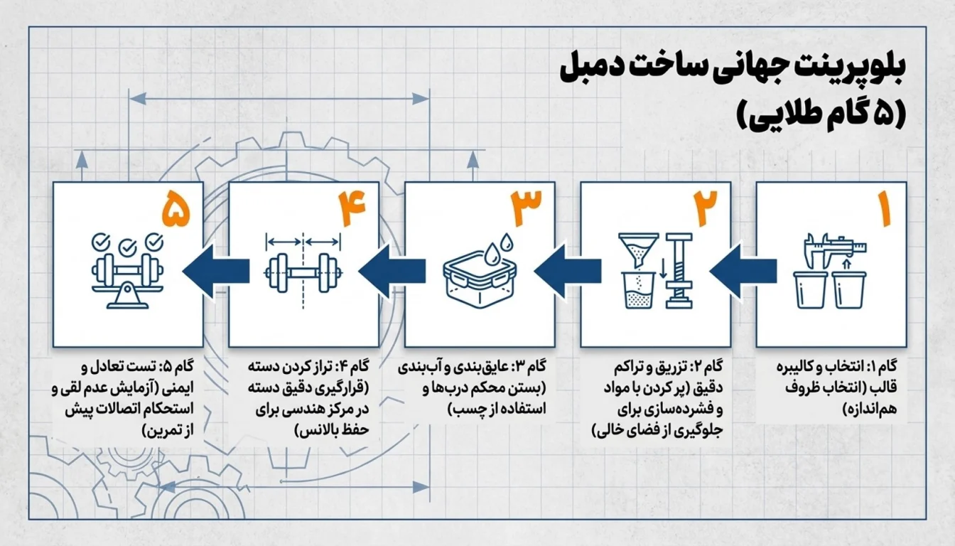 مجله پارسی پودر ساخت دمبل