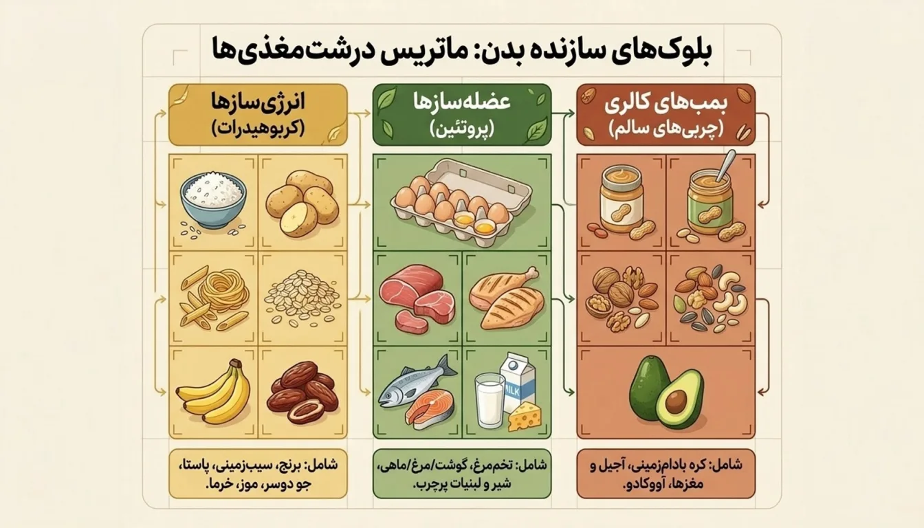 غذاهای چاق کننده-غذاهای پر کالری-پارسی پودر