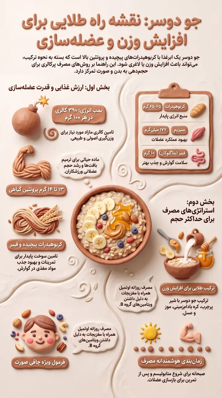 جو دوسر برای چاقی و عضله سازی