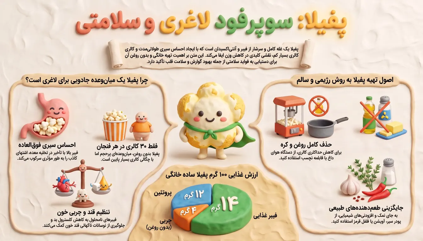 خواص پفیلا برای لاغری و سلامتی