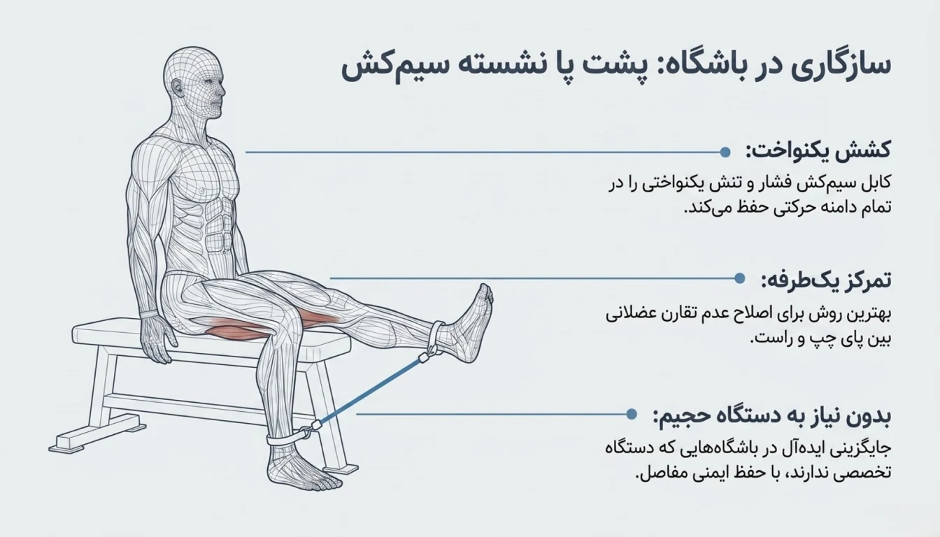 پشت پا نشسته سیم کش