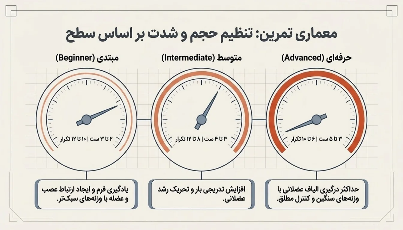 تعداد ست و تکرار پشت ران دمبل رومانیایی-پشت پا دمبل رومانیایی-پارسی پودر