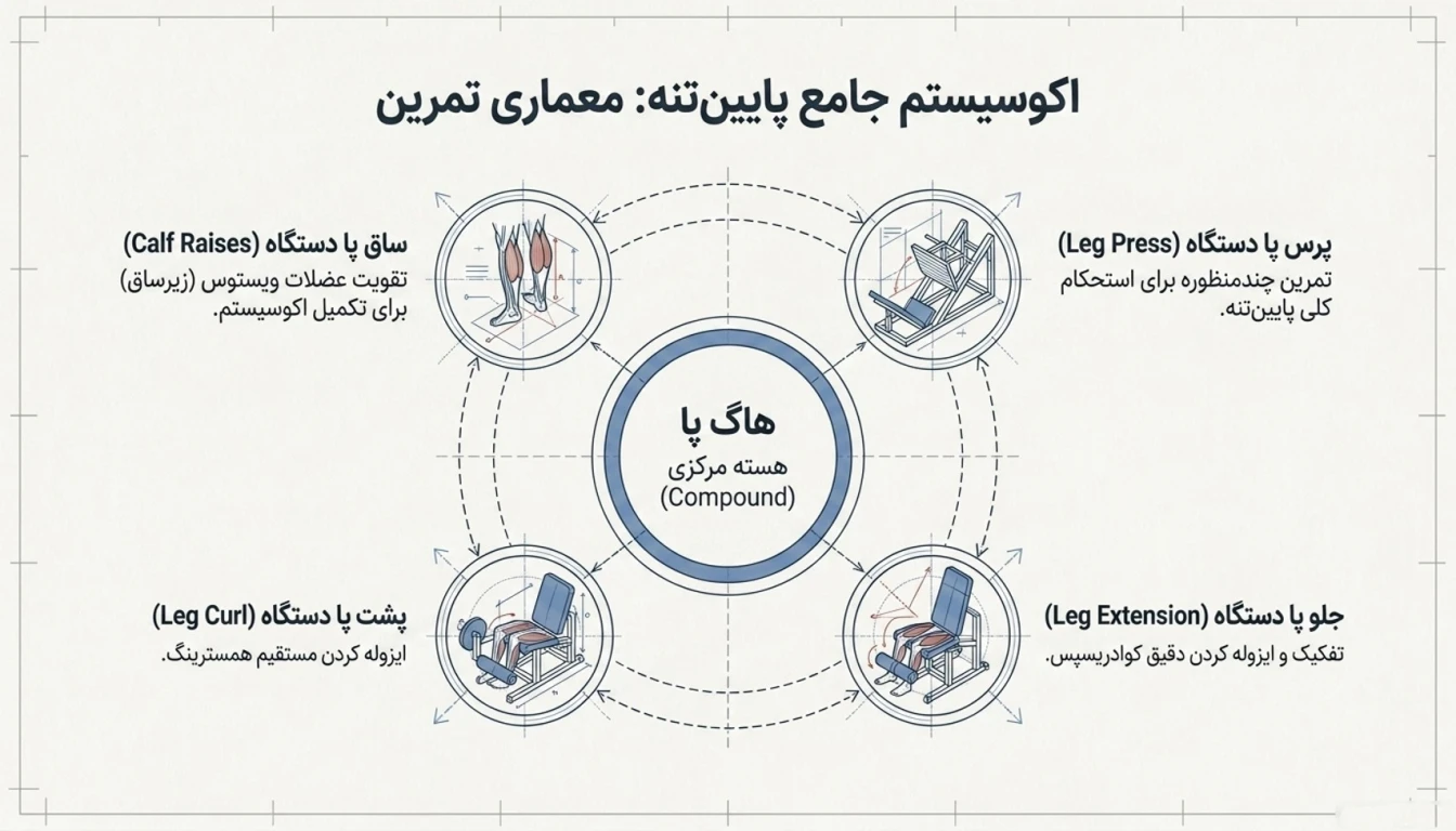 تمرینات پایین تنه