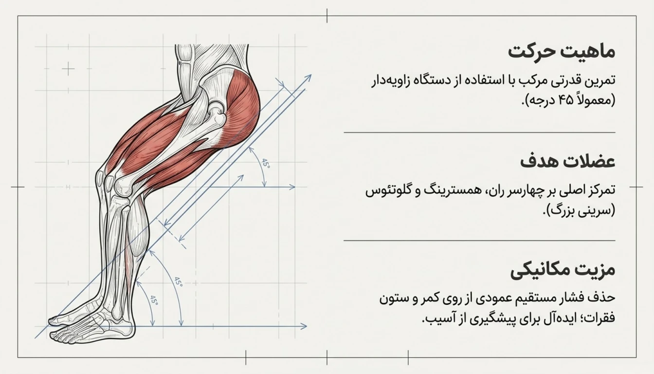 عضلات درگیر در حرکت هاگ پا