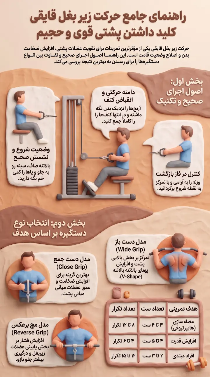 راهنمای کامل حرکت زیر بغل قایقی
