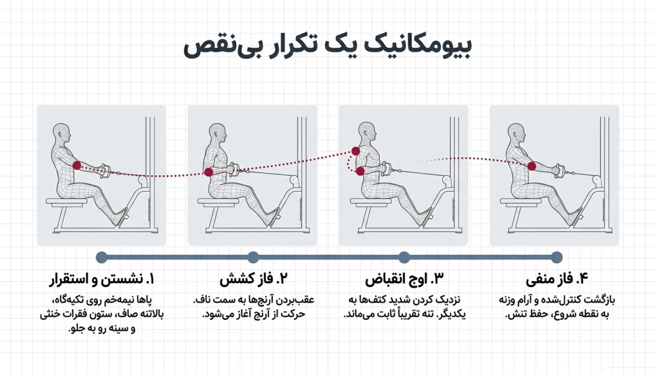 راهنمای اجرای صحیح حرکت زیر بغل قایقی
