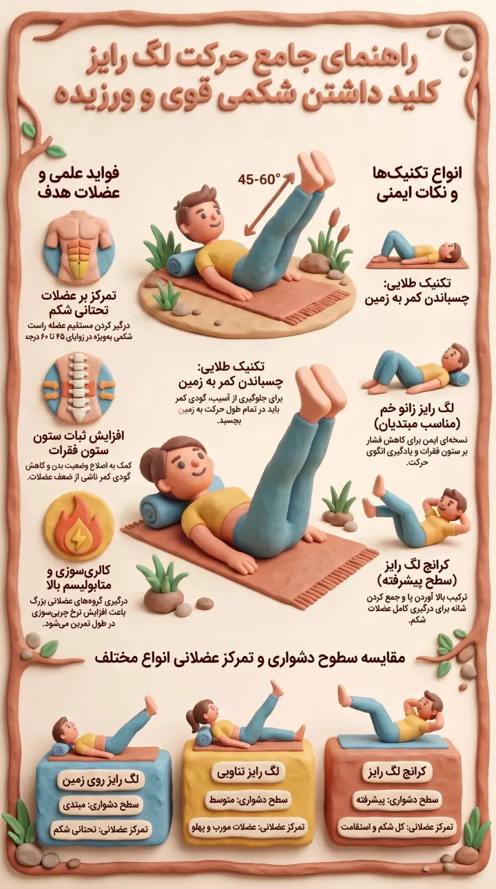 راهنمای جامع حرکت لگ رایز-لگ ریز