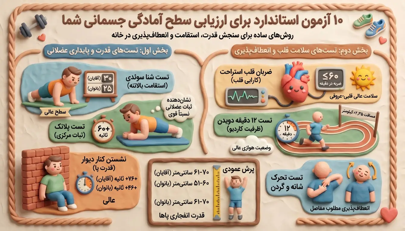آزمون ارزیابی آمادگی جسمانی