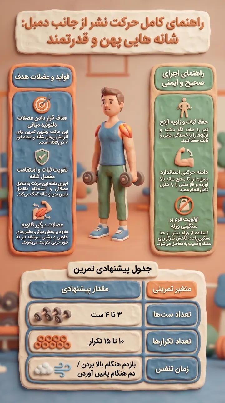 راهنمای حرکت نشر از جانب دمبل