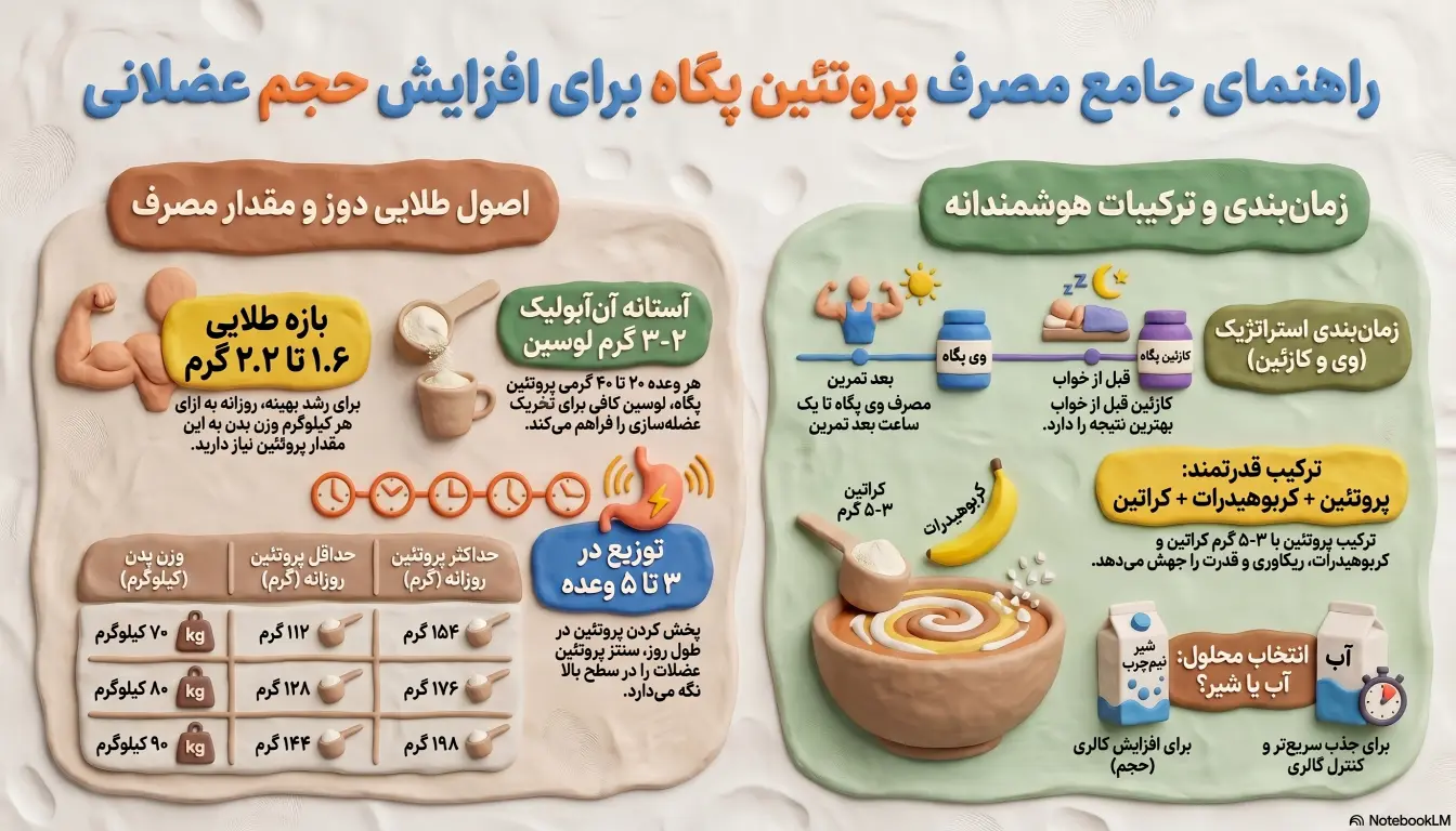 پروتئین پگاه برای افزایش حجم