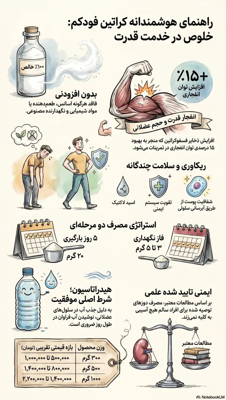 مکمل کراتین فودکم