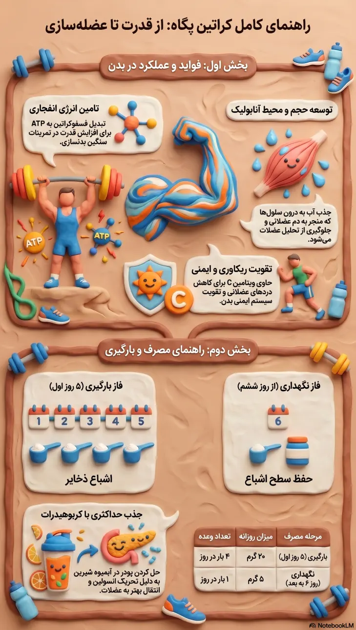 فواید و نحوه مصرف کراتین پگاه