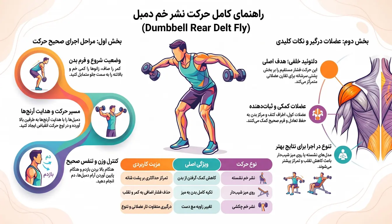 راهنمای اجرای صحیح نشر خم دمبل-عضلات درگیر نشر خم دمبل-نشر خم دمبل-پارسی پودر
