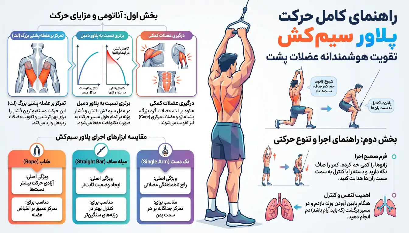 آموزش اجرای صحیح حرکت پلاور سیم کش-مزایای پلاور سیم کش-پول اور سیمکش-پلاور سیمکش-پارسی پودر