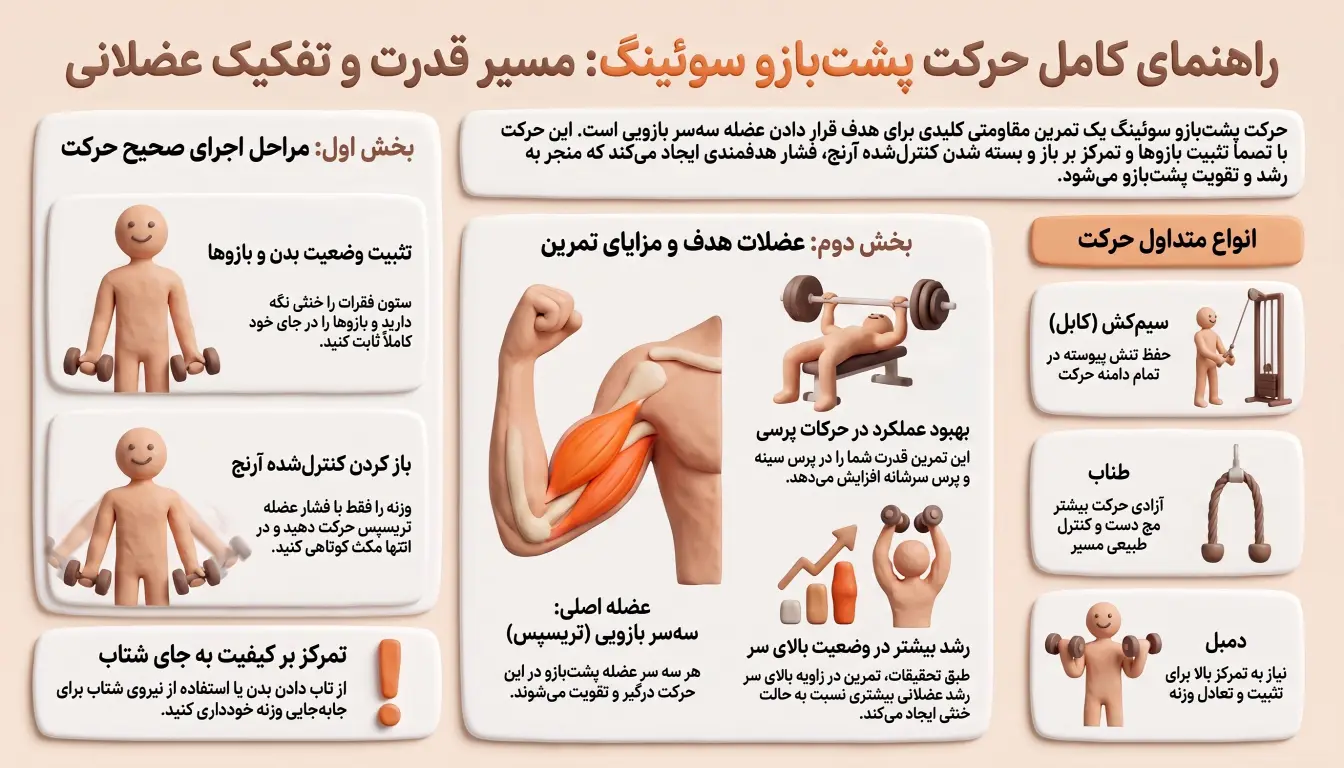 حرکت پشت بازو سوئینگ-پارسی پودر