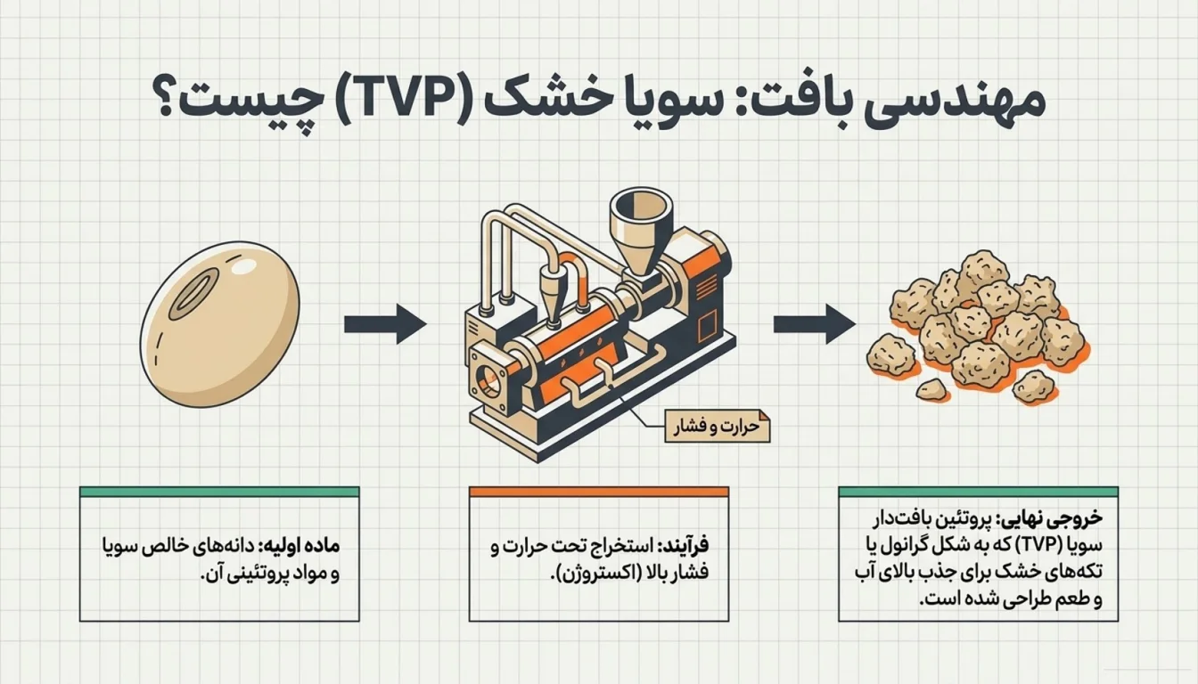 سویا خشک از چی درست می شود-سویا خشک-سویا بافت دار-سویا-پارسی پودر