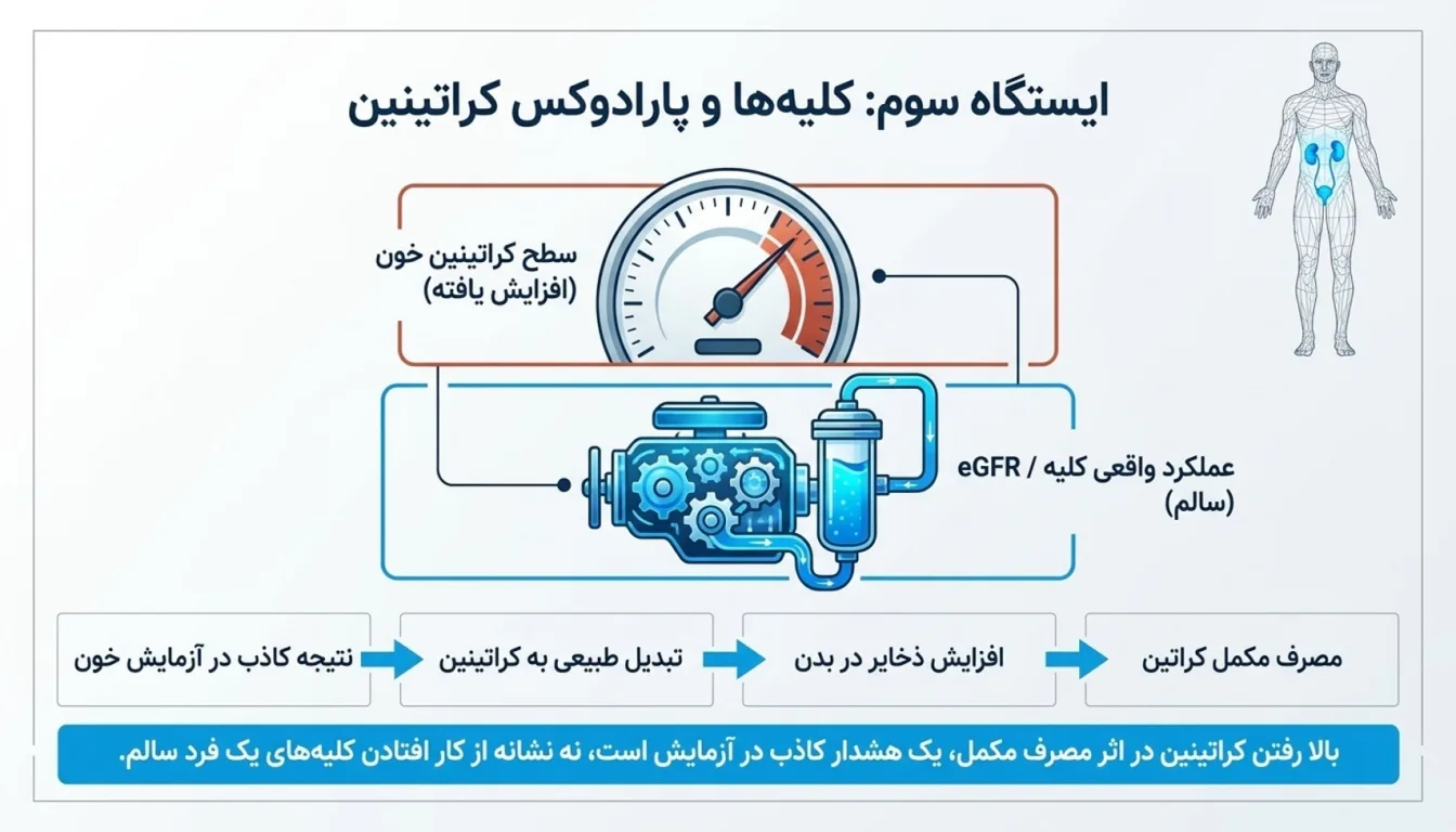 آیا کراتین برای کلیه ضرر دارد-عوارض کراتین برای کلیه ها-عوارض کراتین-پارسی پودر