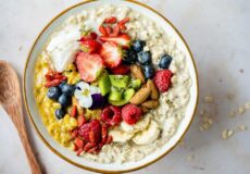 porridge breakfast super bowl healthy lifestyle جو دوسر برای چاقی –طریقه مصرف جو دو سر برای چاقی پارسی پودر