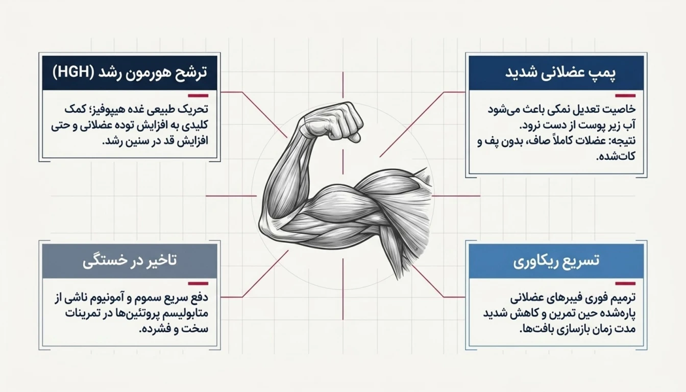 تاثیر ال آرژنین پگاه در بدنسازی