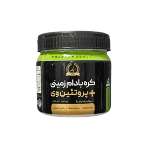 کره بادام زمینی با پروتئین وی نیری