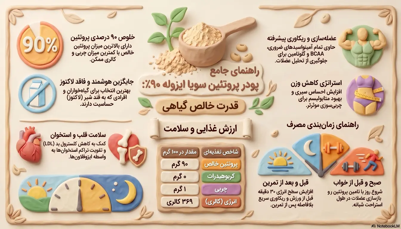 پودر پروتیئن سویا ایزوله 90 درصد