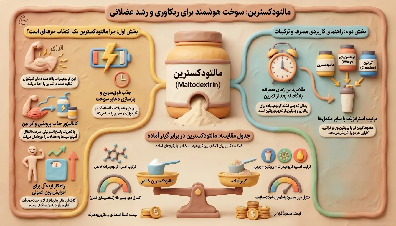 کربوهیدرات مالتودکسترین (Maltodextrin) 