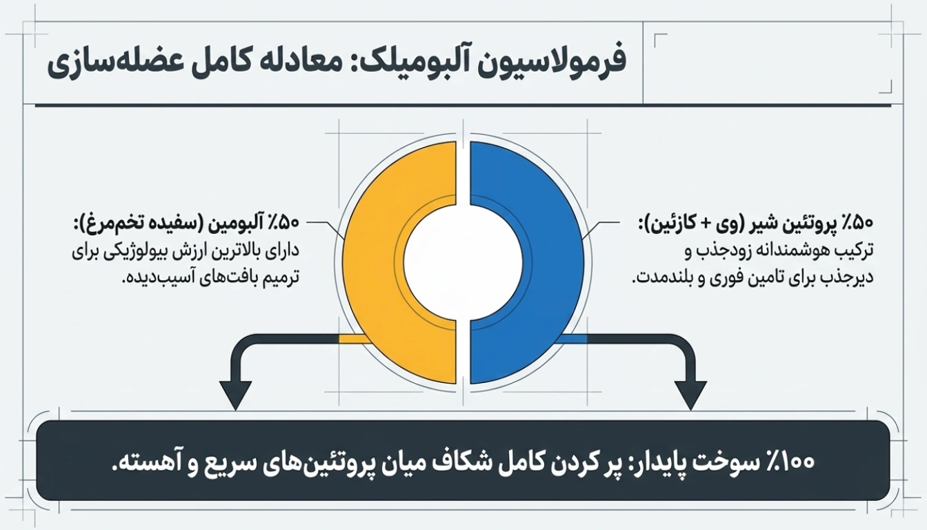 آنالیز تخصصی و ترکیبات تشکیل دهنده آلبومیلک