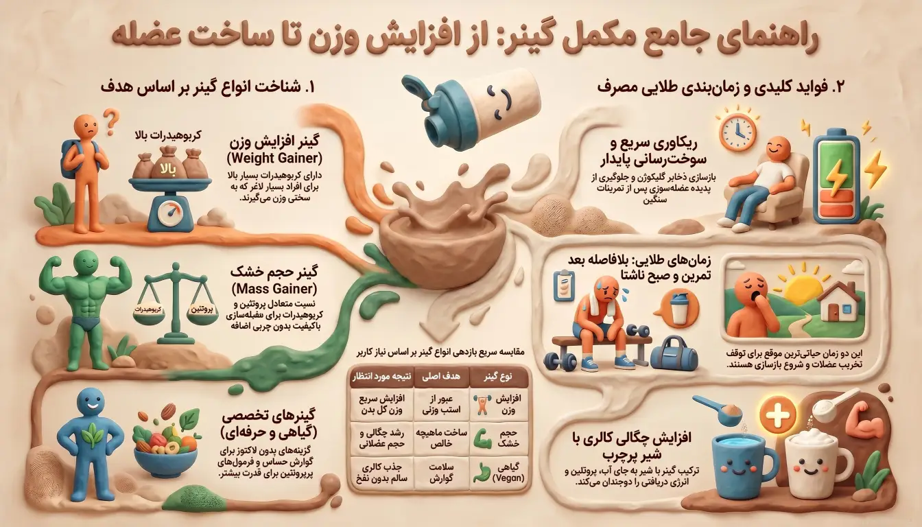 معرفی کامل مکمل گینر